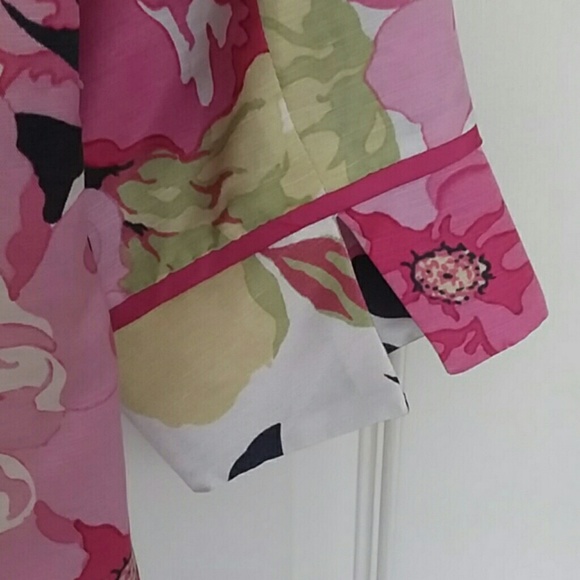 Silk Open Front Jacket - Picture 5 of 8